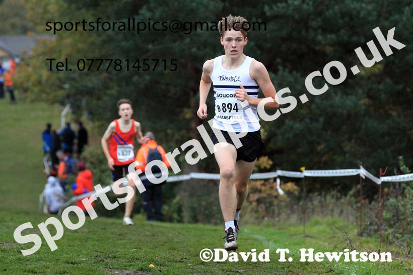 Boys Under-15s, 2022 National Cross Country Relays, Berry Hill Park, Mansfield.  Photo: David T. Hewitson/Sports for All Pics